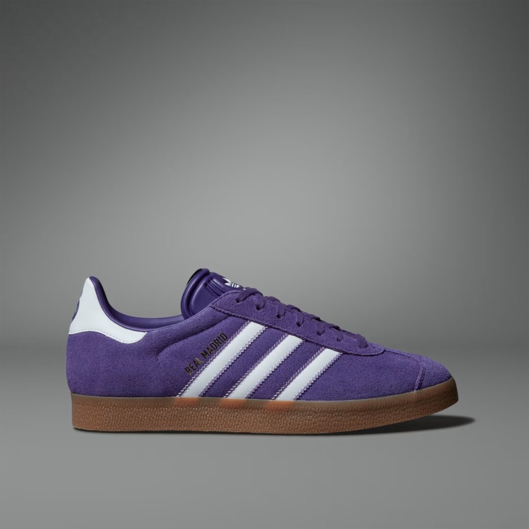 【2025年 2/11 発売】Real Madrid × adidas Originals GAZELLE “University Purple” (レアル・マドリード アディダス オリジナルス ガゼル “ユニバーシティパープル”) [JS3041]