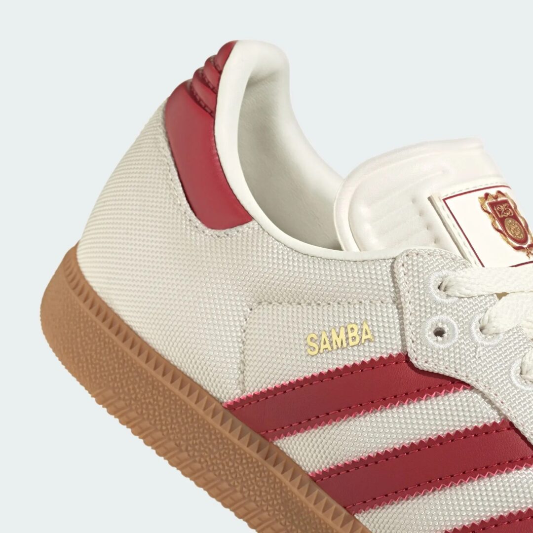 【2025年 2/1 発売】FCバイエルン・ミュンヘン × adidas Originals SAMBA “Celebrates 125 Years” (FC Bayern Munich アディダス オリジナルス サンバ “125周年”) [JQ2500]