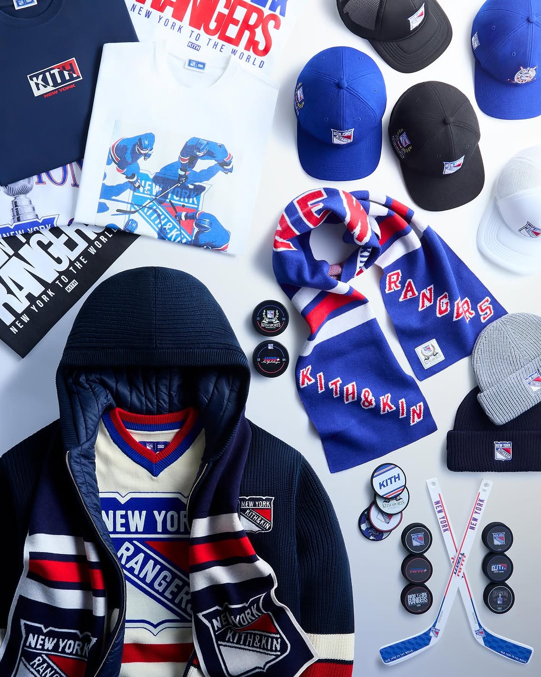 【2025年 1/17 発売】Kith for the New York Rangers 2025 Collection (キス フォー ニューヨーク レンジャーズ コレクション)