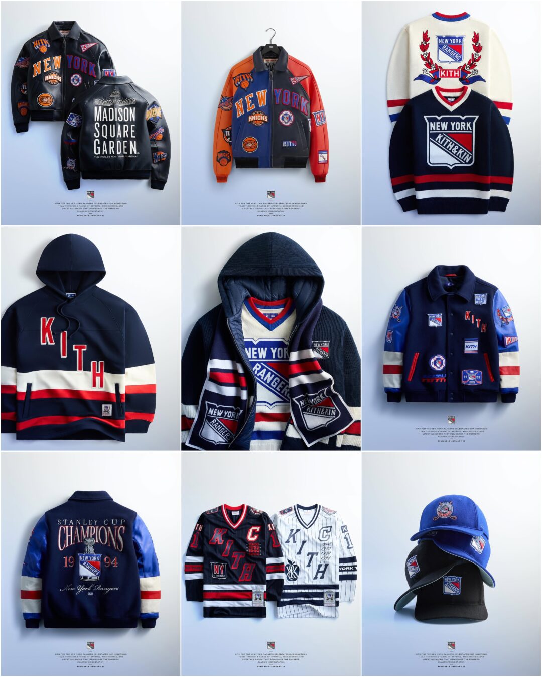 【2025年 1/17 発売】Kith for the New York Rangers 2025 Collection (キス フォー ニューヨーク レンジャーズ コレクション)