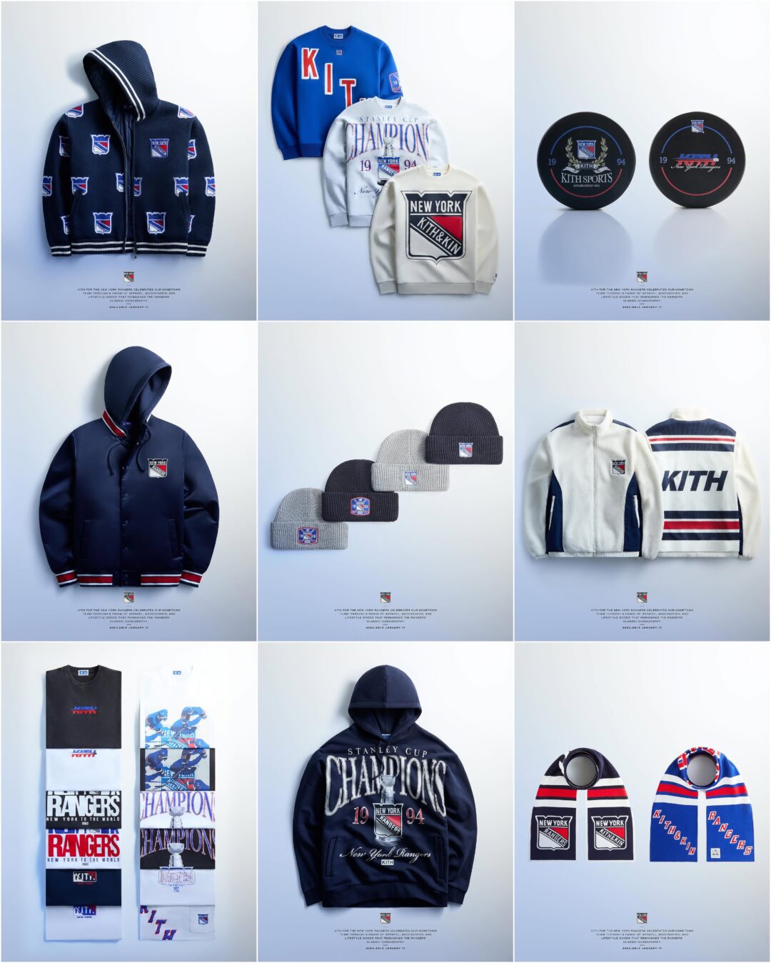 【2025年 1/17 発売】Kith for the New York Rangers 2025 Collection (キス フォー ニューヨーク レンジャーズ コレクション)