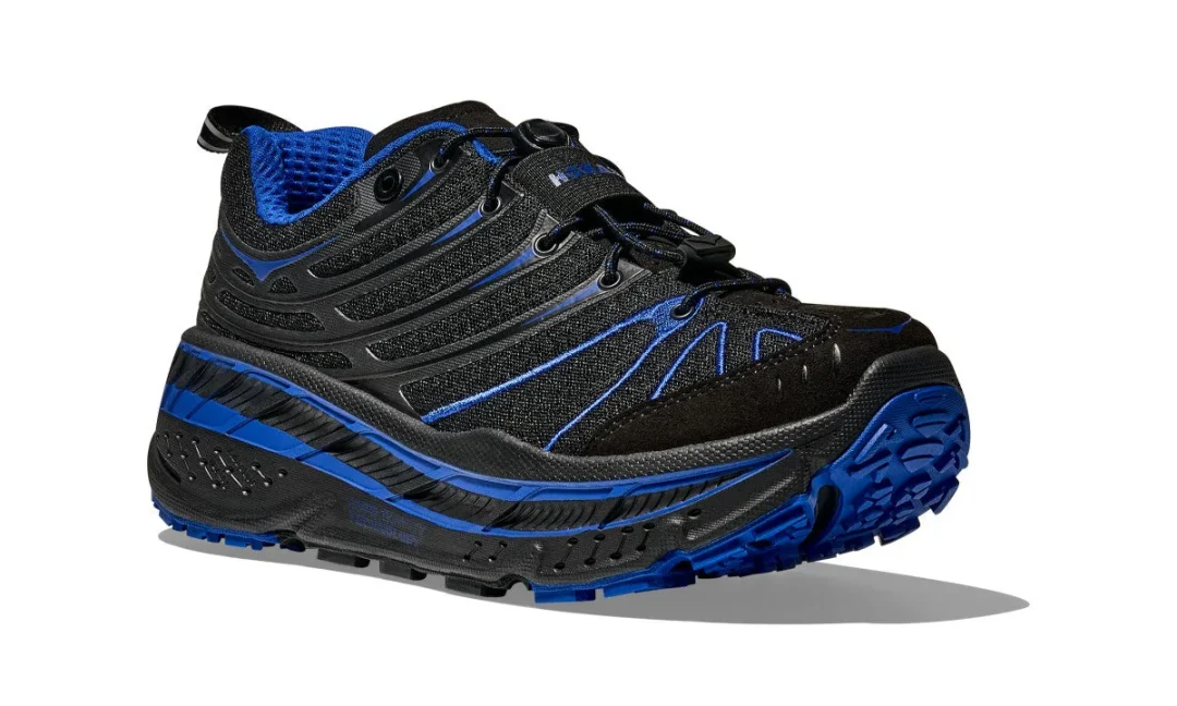 【2025年 1/15 発売】HOKA STINSON EVO OG “BLACK/ULTRAMARINE” (ホカ スティンソン) [1155350-BLTR]