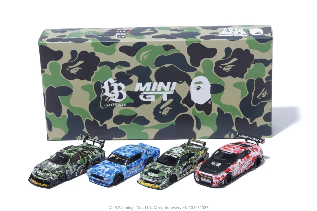 A BATHING APE × LIBERTY WALK 2025 SS コラボレーションが1/18 発売 (ア ベイシング エイプ リバティーウォーク)