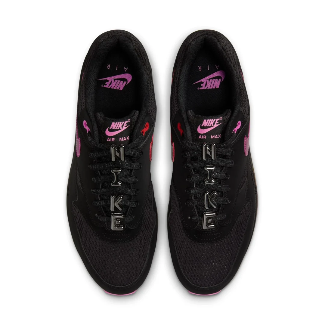 【2025年 2/1 発売】NIKE W AIR MAX 1 “Valentine/Black/Playful Pink” (ナイキ エア マックス “バレンタイン/ブラック/プレイフルピンク”) [HV2302-001]