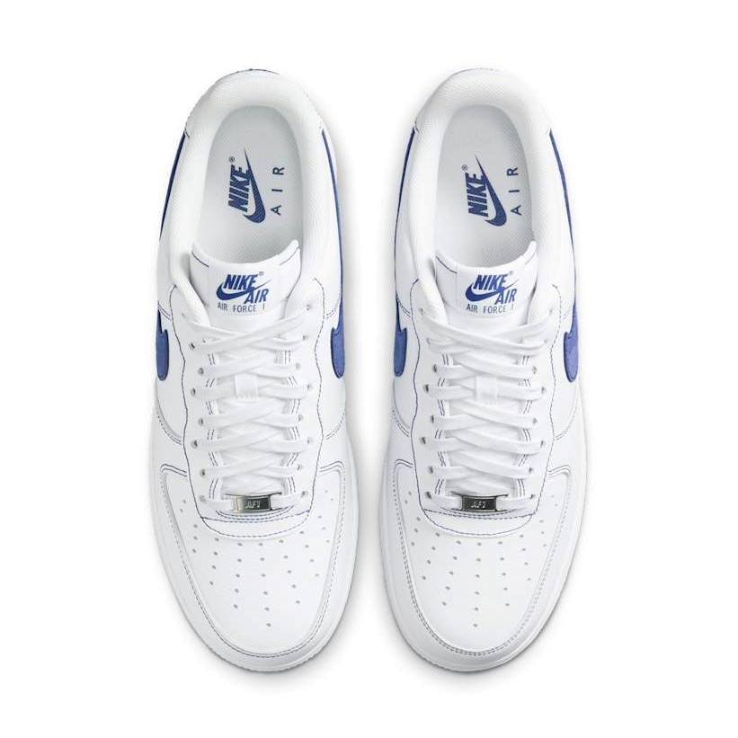 【2025年 発売予定】NIKE AIR FORCE 1 LOW “White/Deep Royal Blue” (ナイキ エア フォース 1 ロー “ホワイト/ディープロイヤルブルー”) [HQ2037-100]