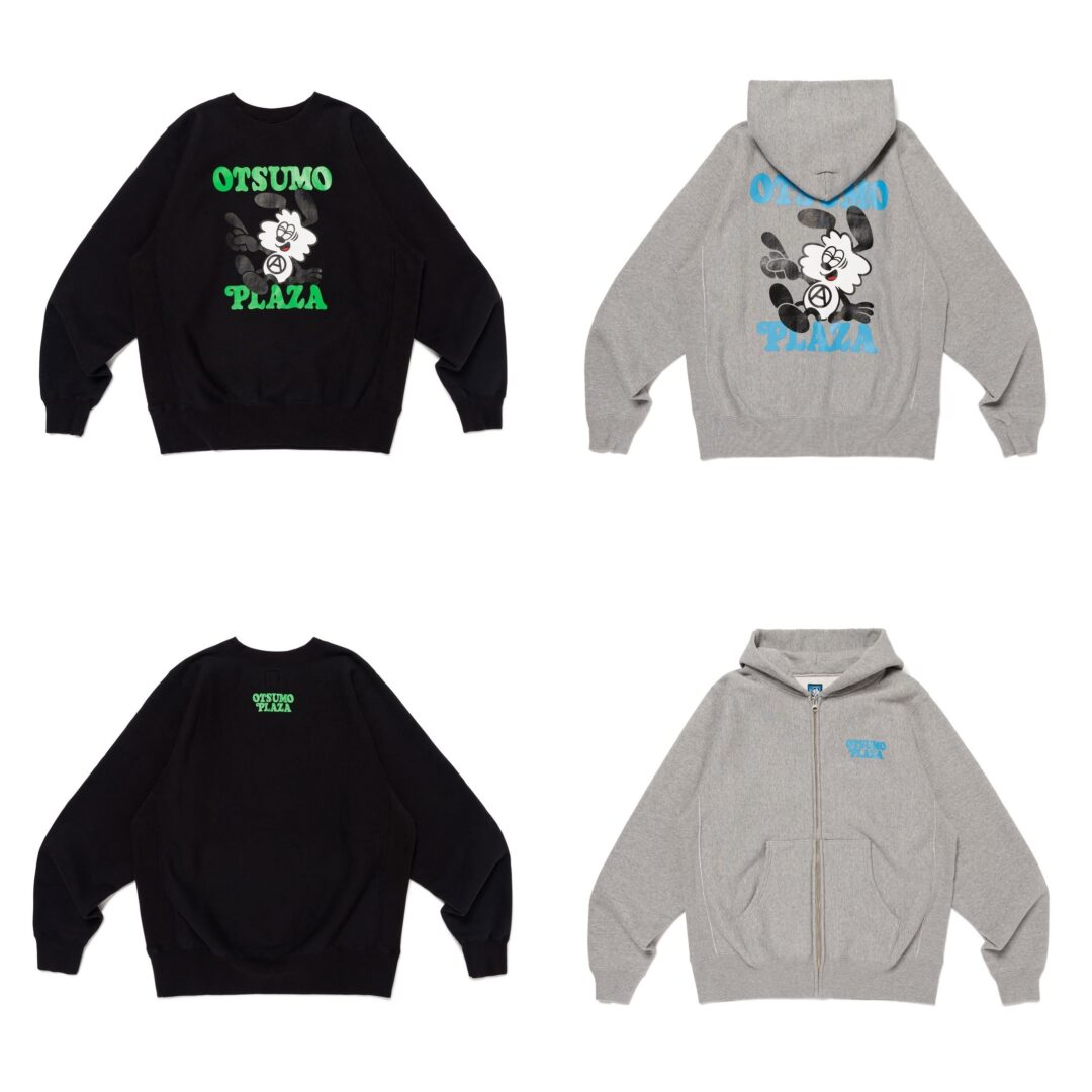 OTSUMO PLAZA 限定 最新”ZIP HOODIE/CREW NECK SWEAT SHIRT”が2025年 1/18 発売 (オツモプラザ ヴェルディ)