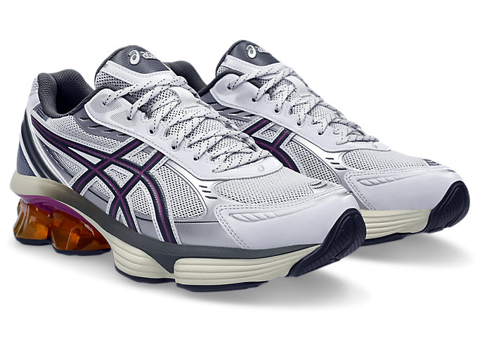 【2025年 1/24 発売】ASICS GEL-QUANTUM KINETIC FLUENT “White/Truffle Grey” (アシックス ゲルクォンタム キネティック) [1203A591.100]