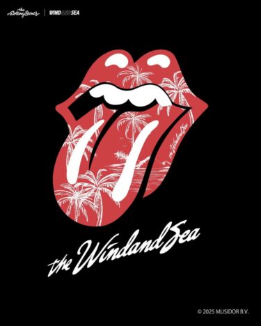 WIND AND SEA × The Rolling Stones コラボコレクションが2025年 1/25 発売 (ウィンダンシー ローリング・ストーンズ)