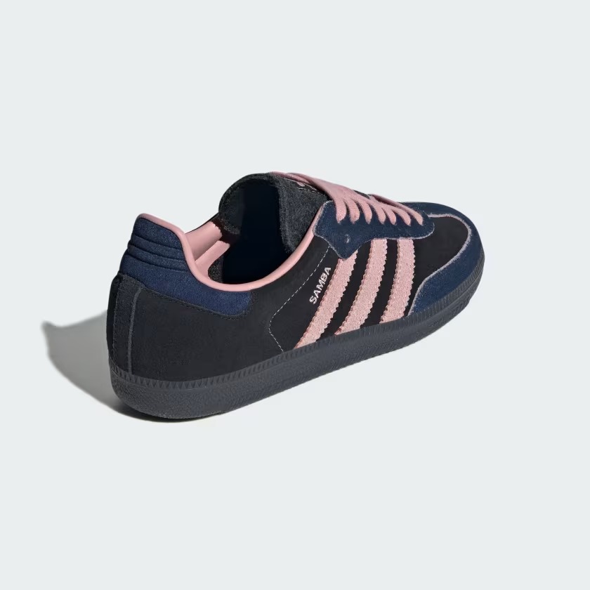 【2025年 1/20 発売】adidas Originals W SAMBA OG “Core Black/Wonder Mauve/Night Indigo” (アディダス オリジナルス サンバ “ブラック/モーブ/インディゴ”) [JI2679]