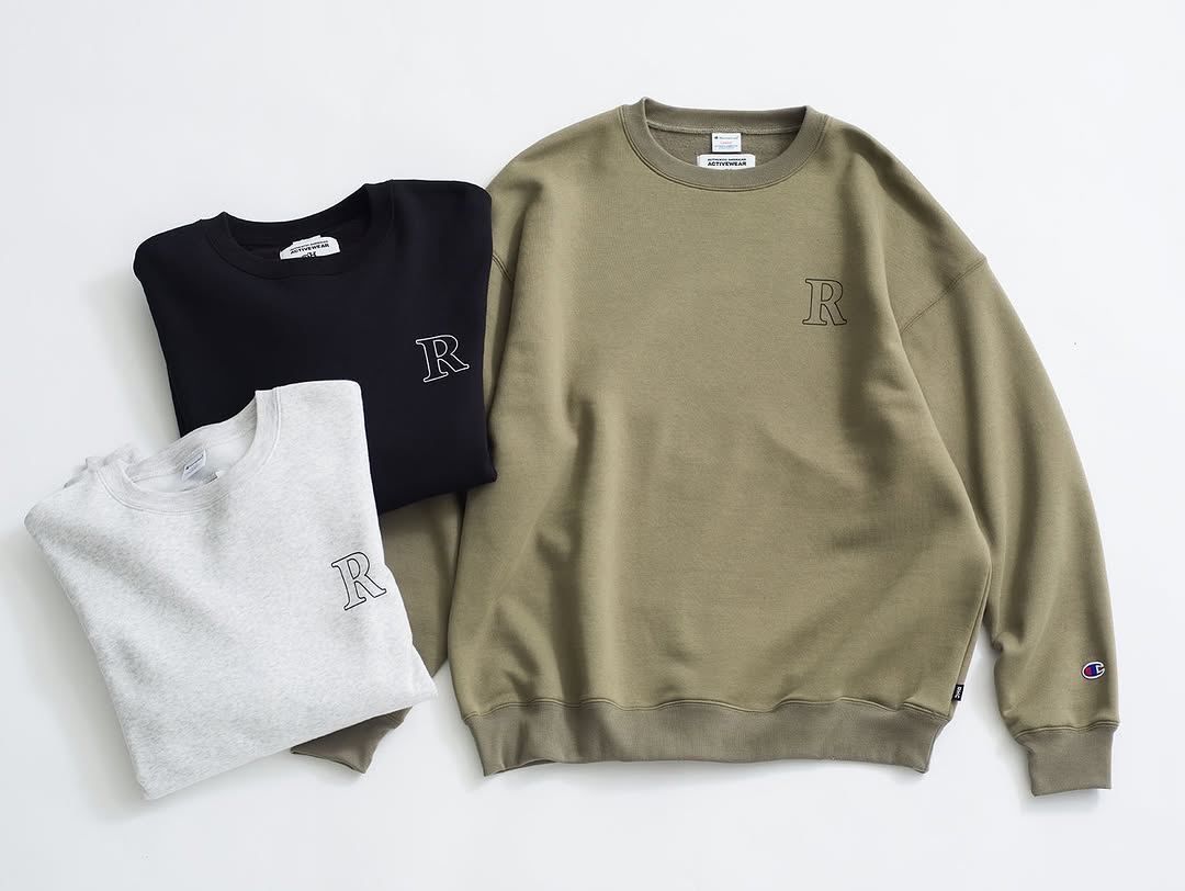 Champion for RHC Ron Herman "R Logo Sweat"が2025年 1/11 発売 (チャンピオン ロンハーマン)