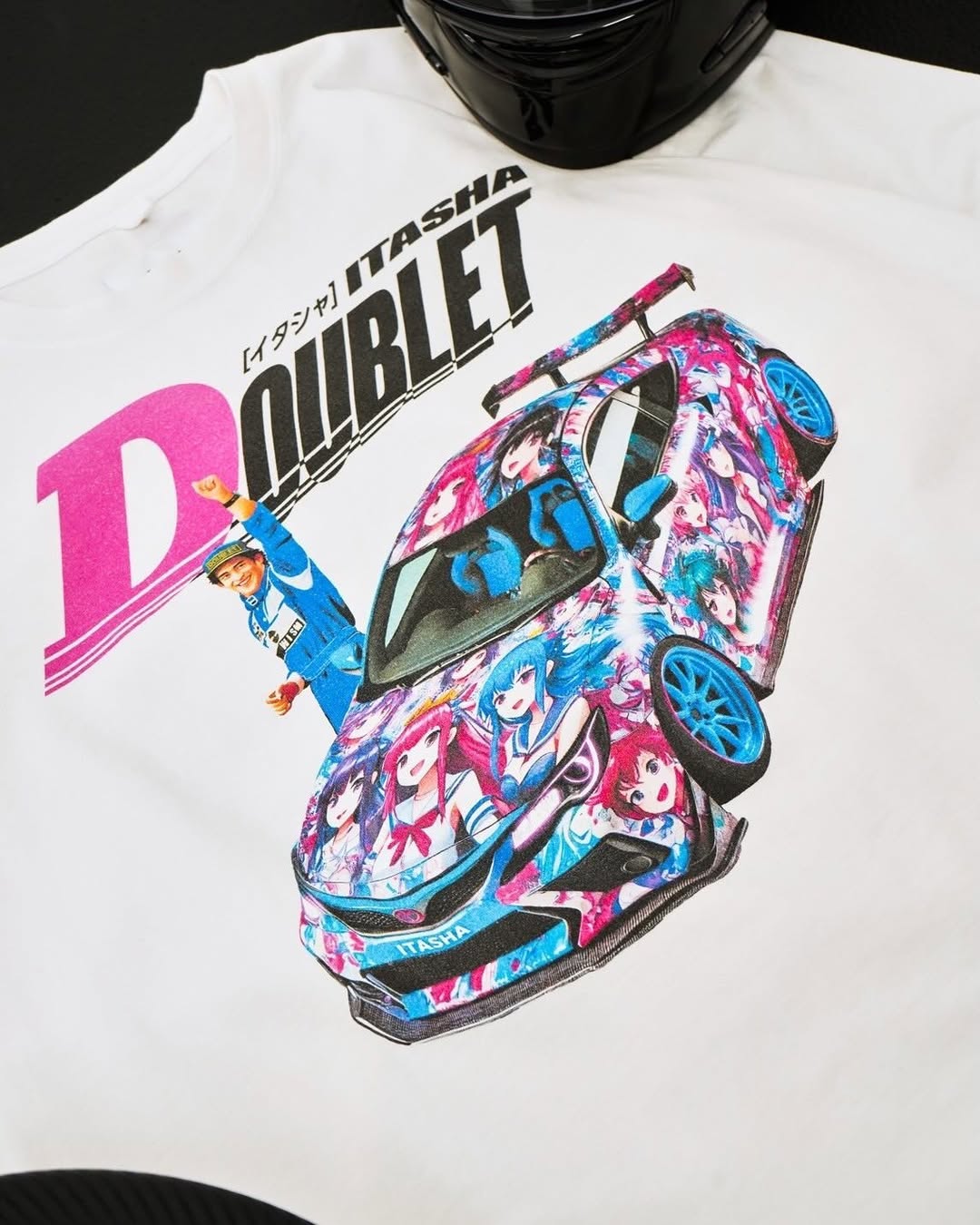 車モチーフのグラフィックを採用した doublet × WISM “ITASHA PRINT L/S T-SHIRT”が2025年 1/11 発売 (ダブレット ウィズム)