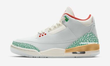 【2025年 秋 発売予定】NIKE AIR JORDAN 3 RETRO MEX “Summit White” (ナイキ エア ジョーダン 3 レトロ “サミットホワイト”) [IO1752-100]