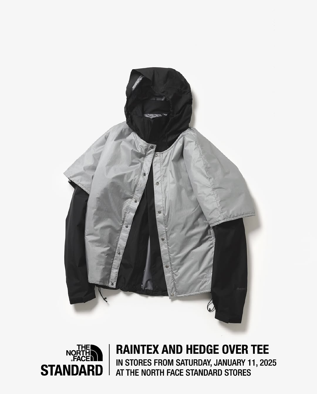 THE NORTH FACE STANDARD Exclusive “RAINTEX JACKET & HEDGE OVER TEE”が2025年 1/11 発売 (ザ・ノース・フェイス スタンダード)