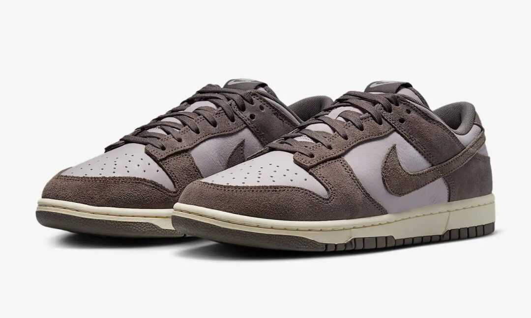 【2025年 1/13 発売】NIKE DUNK LOW SUEDE “Platinum Violet/Cave Stone” (ナイキ ダンク ロー スエード “プラチナムバイオレット/ケイブストーン”) [FQ8249-001]