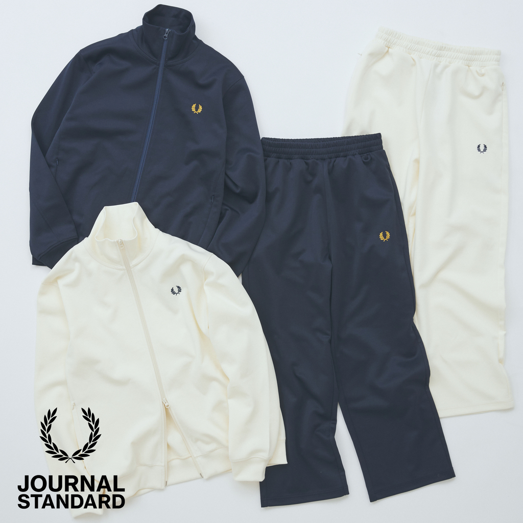 JOURNAL STANDARD × FRED PERRY 別注 ソリッドスタイル トラックジャケット/パンツが2025年 2月上旬 発売 (ジャーナルスタンダード フレッドペリー)