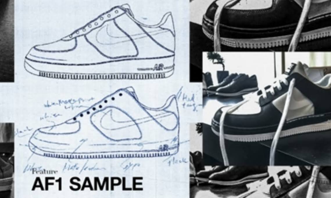 藤原ヒロシ氏が「AIR PRESTO」の雰囲気をミックスした「NIKE AIR FORCE 1 LOW」サンプルを公開 (FRAGMENT フラグメント ナイキ エア フォース 1 ロー)