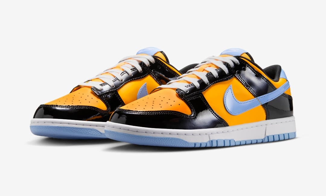 【2025年 発売予定】NIKE DUNK LOW SE “Patent Leather/Black/Laser Orange” (ナイキ ダンク ロー “パテントレザー/ブラック/レーザーオレンジ”) [IB6400-001]