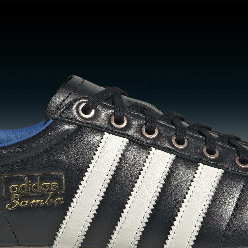 【2025年 1/23 発売】adidas Originals SAMBA 62 “Core Black/Cloud White/Blue Bird” (アディダス オリジナルス サンバ “ブラック/ホワイト/ブルー”) [IH8603]