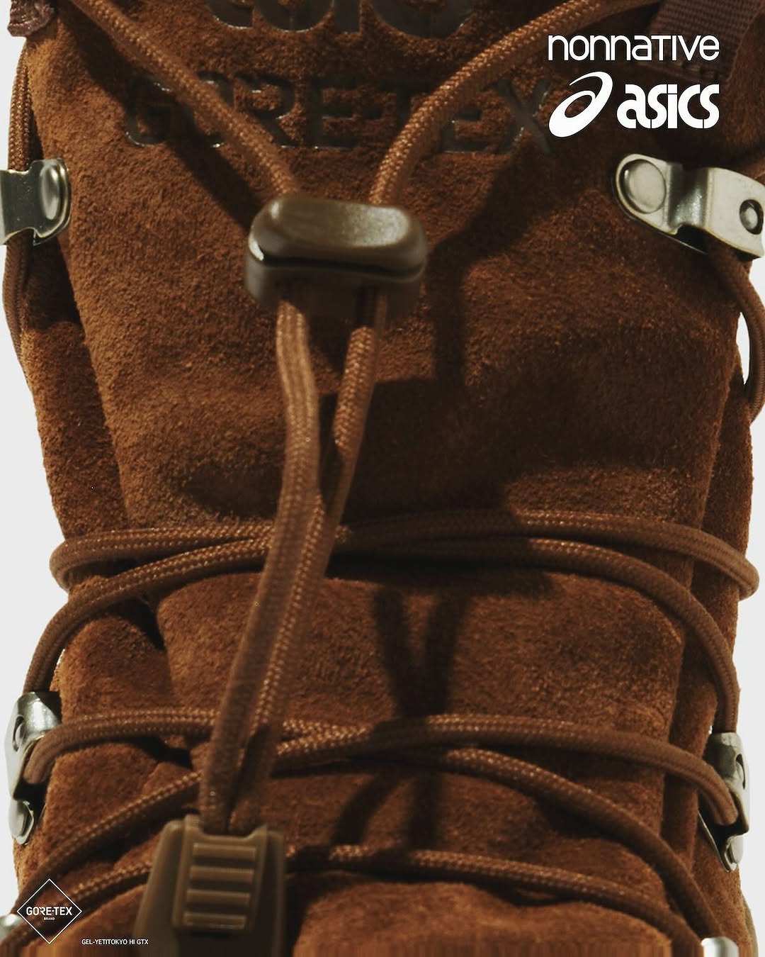 【2025年 1/11 発売】nonnative × ASICS GEL-YETI TOKYO HI G-TX “BROWN STORM” (ノンネイティブ アシックス ゲル イエッティ トウキョウ ハイ ゴアテックス)