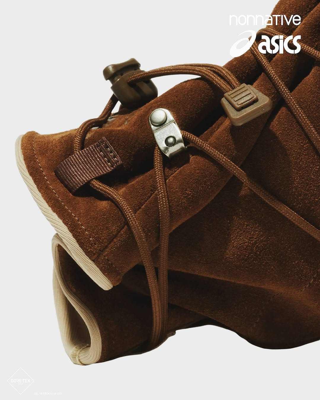 【2025年 1/11 発売】nonnative × ASICS GEL-YETI TOKYO HI G-TX “BROWN STORM” (ノンネイティブ アシックス ゲル イエッティ トウキョウ ハイ ゴアテックス)