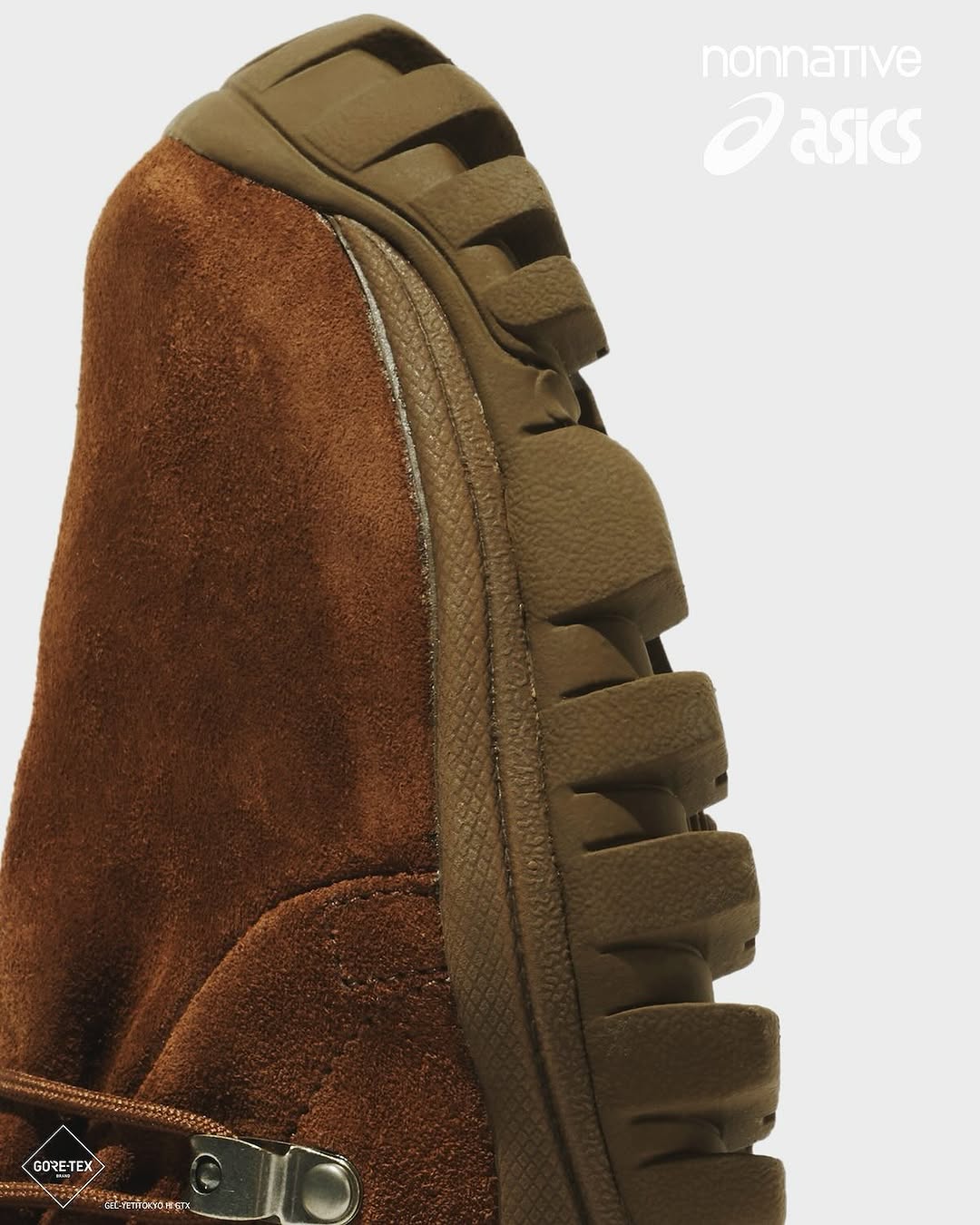 【2025年 1/11 発売】nonnative × ASICS GEL-YETI TOKYO HI G-TX “BROWN STORM” (ノンネイティブ アシックス ゲル イエッティ トウキョウ ハイ ゴアテックス)