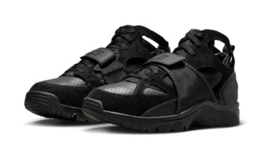 【2025年 発売予定】NIKE AIR TRAINER HUARACHE “Triple Black” (ナイキ エア トレーナー ハラチ “トリプルブラック”) [IB0497-002]