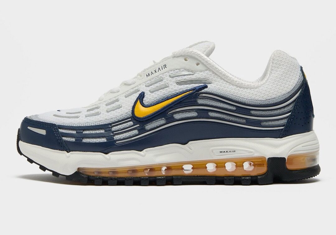 【2025年 発売予定】NIKE AIR MAX TL 2.5 “White/Varsity Maize/Midnight Navy” (ナイキ エア マックス TL 2.5 “ホワイト/バーシティメイズ/ミッドナイトネイビ－”) [FZ4110-103]