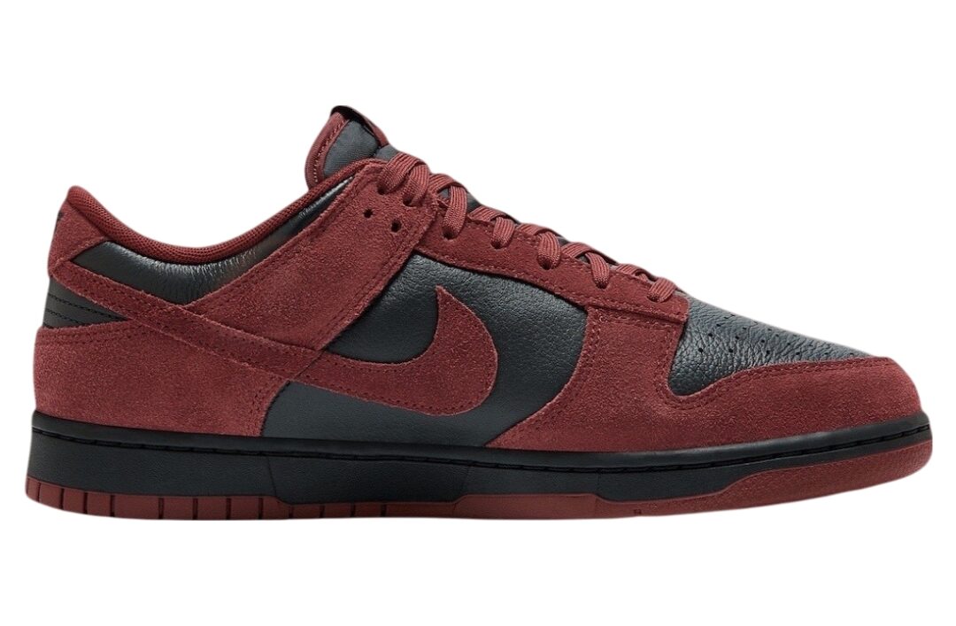 【2025年 発売予定】NIKE DUNK LOW “Suede/Black/Dark Team Red” (ナイキ ダンク ロー “スエード/ブラック/ダークチームレッド”) [FQ8249-002]