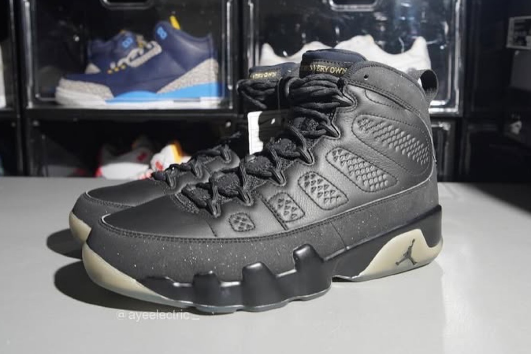 【サンプル】OVO × NIKE AIR JORDAN 9 “Black/White” (OCTOBERS VERY OWN オクトーバーズ ベリー オウン ナイキ エア ジョーダン “ブラック/ホワイト”)