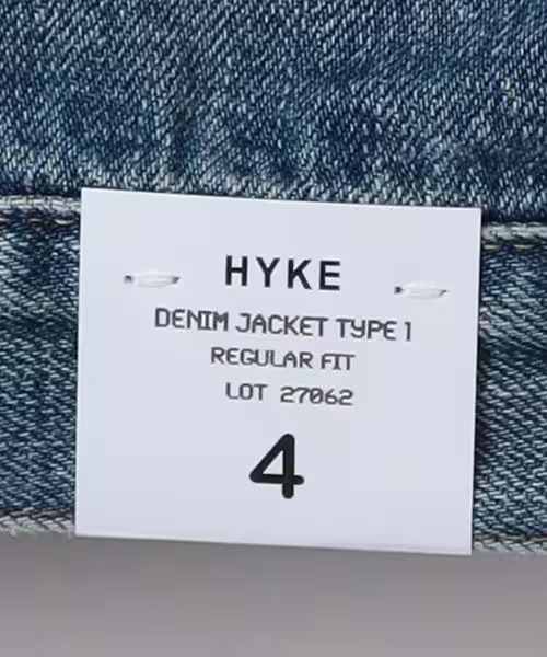 HYKE × UNITED ARROWS【別注】TYPE1/ワンウォッシュ & ユーズドウォッシュ デニムジャケットが2025年 1/6 発売 (ハイク ユナイテッドアローズ)