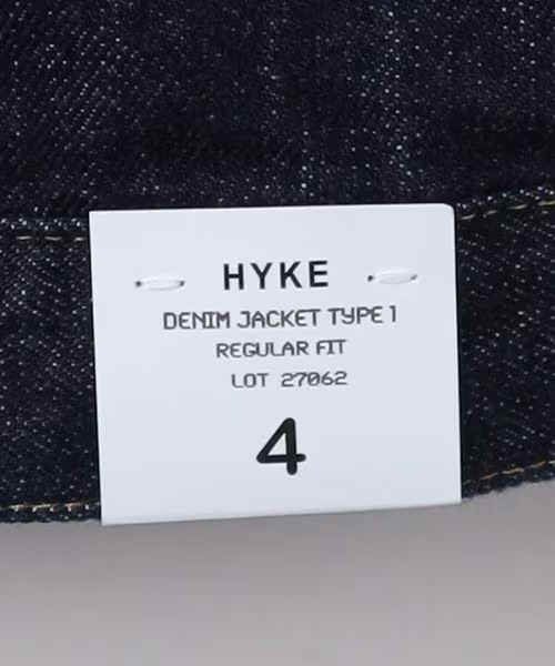 HYKE × UNITED ARROWS【別注】TYPE1/ワンウォッシュ & ユーズドウォッシュ デニムジャケットが2025年 1/6 発売 (ハイク ユナイテッドアローズ)