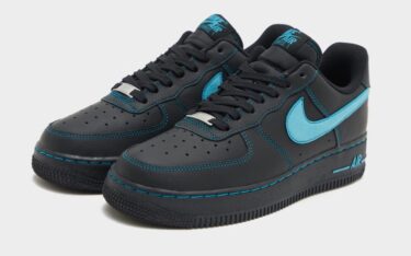 【2025年 発売予定】NIKE AIR FORCE 1 LOW “Black Tiffany/Black/Aurora Green” (ナイキ エア フォース 1 ロー “ブラック ティファニー”)