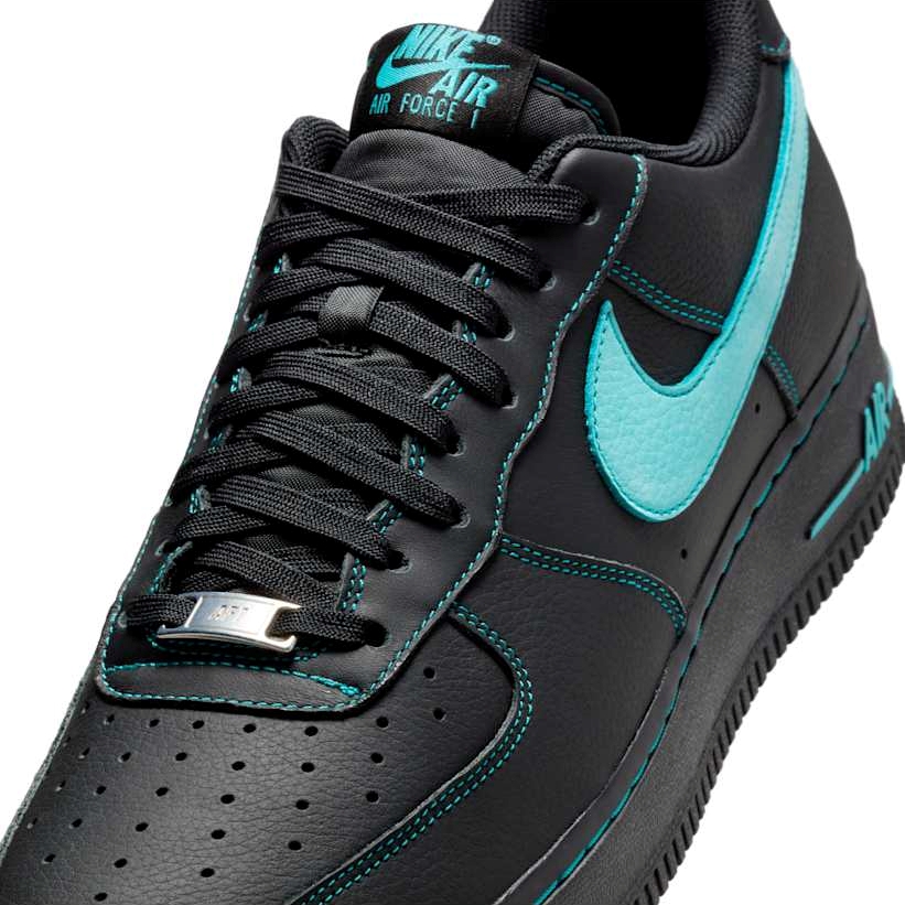 【2025年 発売予定】NIKE AIR FORCE 1 LOW “Black Tiffany/Black/Aurora Green” (ナイキ エア フォース 1 ロー “ブラック ティファニー”) [HQ2037-002]