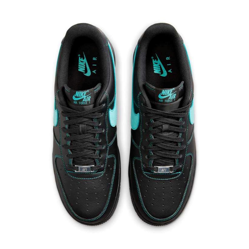 【2025年 発売予定】NIKE AIR FORCE 1 LOW “Black Tiffany/Black/Aurora Green” (ナイキ エア フォース 1 ロー “ブラック ティファニー”) [HQ2037-002]