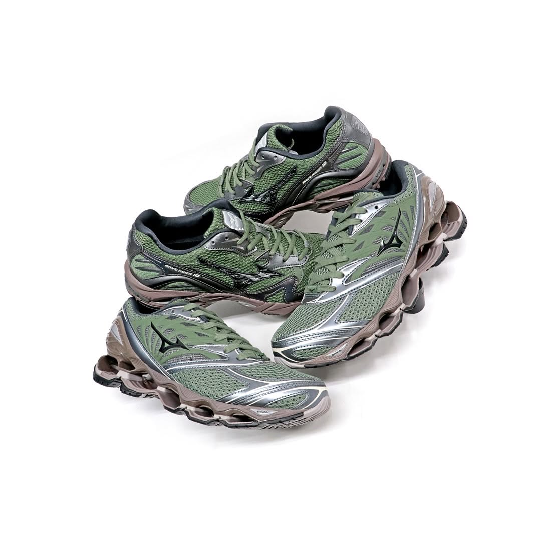 【2025年 1/31 発売】Mizuno "Exclusive Pack" WAVE PROPHECY LS & WAVE RIDER 10 Green/Black (ミズノ ウェーブ プロフェシー ライダー) [D1GA251102/D1GA243109]