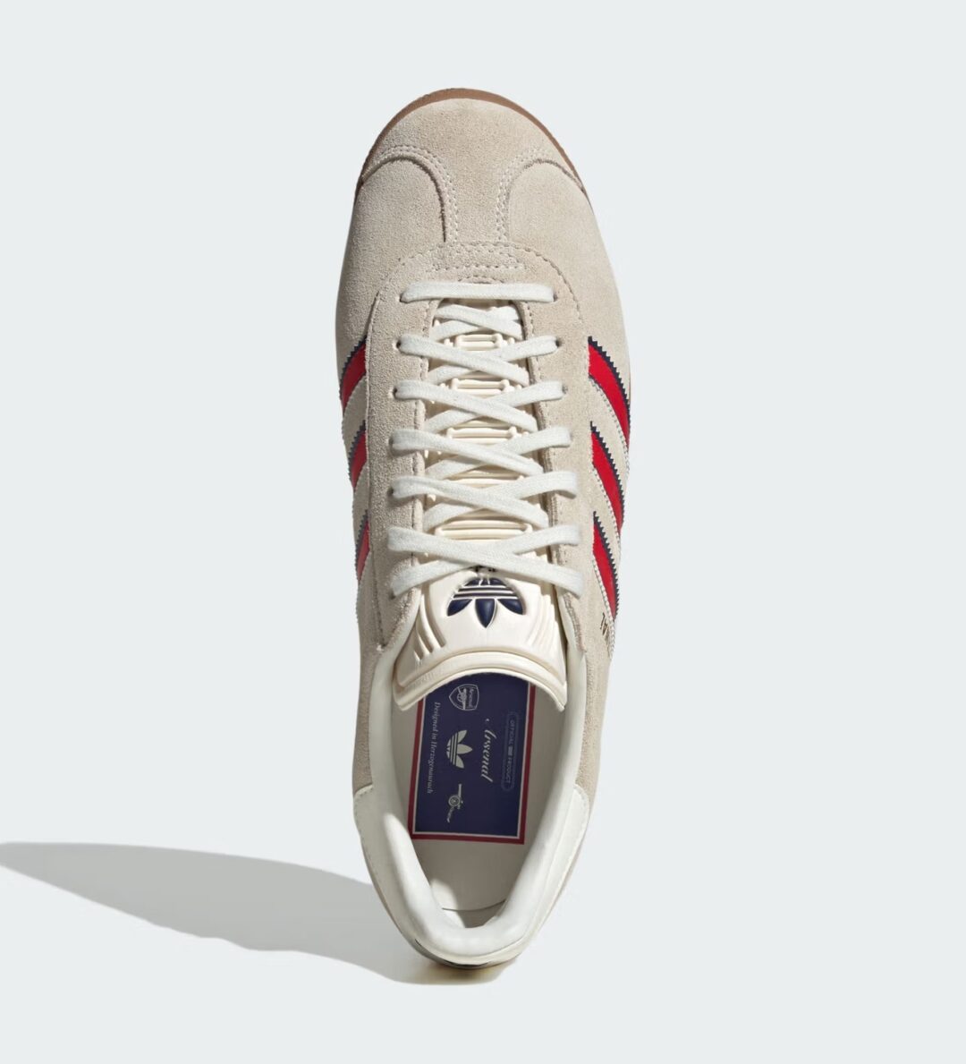 【2025年 2/11 発売】Arsenal × adidas Originals GAZELLE “Off-White/Better Scarlett” (アーセナル アディダス オリジナルス ガゼル “オフホワイト/ベタースカーレット”) [JS3042]