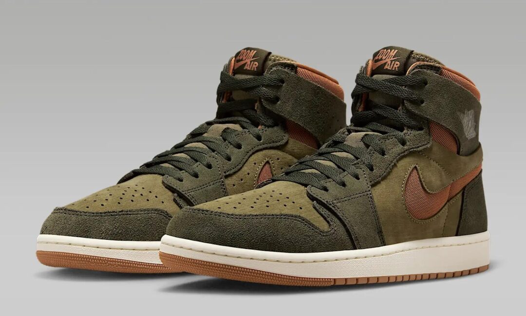 【2025年 1/13 発売】NIKE AIR JORDAN 1 HIGH ZOOM CMFT 2 “Medium Olive/Sequoia” (ナイキ エア ジョーダン 1 ハイ ズーム 2 “ミディアムオリーブ/セコイア”) [DV1307-201]