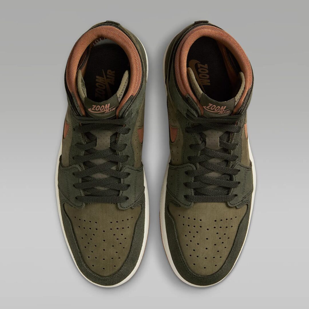 【2025年 1/13 発売】NIKE AIR JORDAN 1 HIGH ZOOM CMFT 2 “Medium Olive/Sequoia” (ナイキ エア ジョーダン 1 ハイ ズーム 2 “ミディアムオリーブ/セコイア”) [DV1307-201]