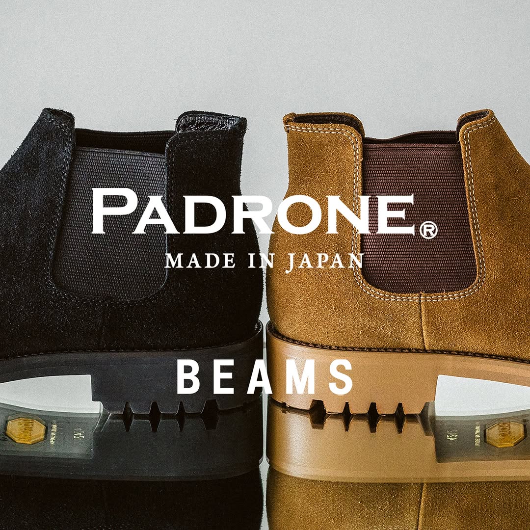 PADRONE × BEAMS "Water Proof Leather Side Gore Boots"が2025年 1/31 発売 (パドローネ ビームス ウォータープルーフ レザー サイドゴアブーツ)