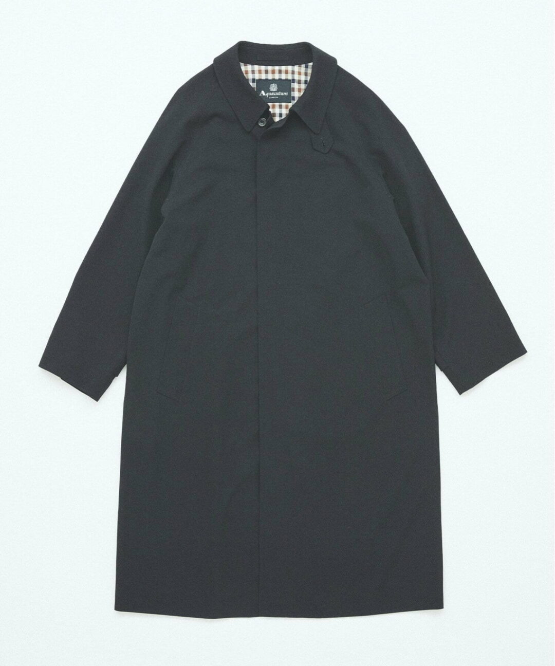 Aquascutum for JOURNAL STANDARD EX WOOL GABARDINE BALMACHAN COAT (アクアスキュータム ジャーナルスタンダード)