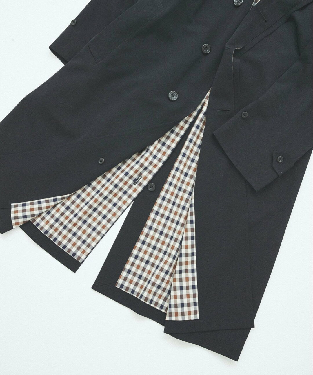 Aquascutum for JOURNAL STANDARD EX WOOL GABARDINE BALMACHAN COAT (アクアスキュータム ジャーナルスタンダード)