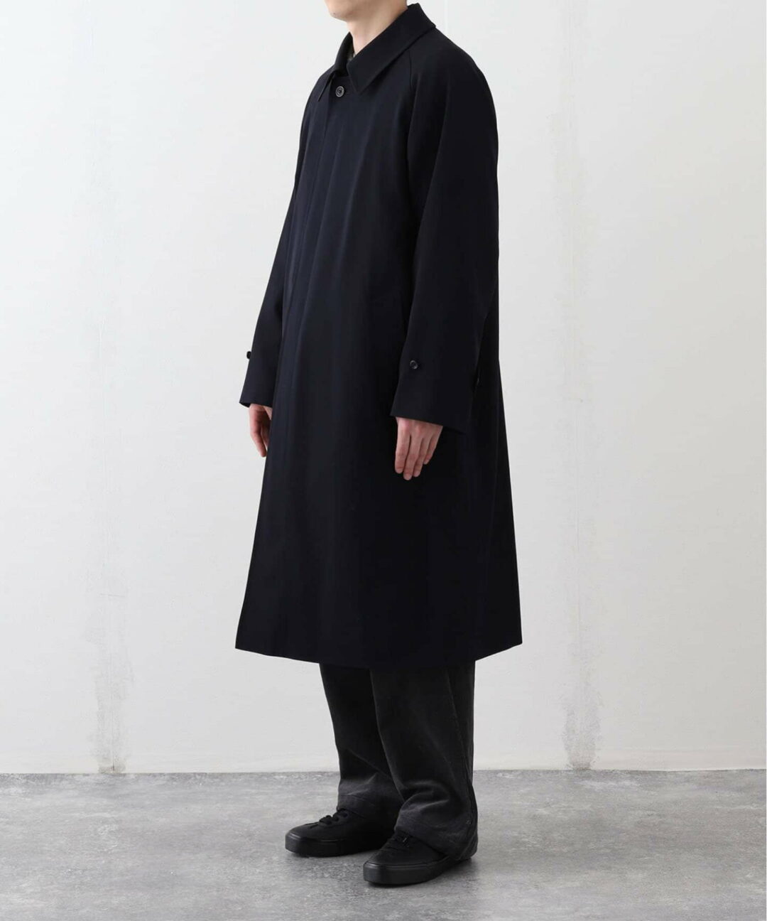 Aquascutum for JOURNAL STANDARD EX WOOL GABARDINE BALMACHAN COAT (アクアスキュータム ジャーナルスタンダード)