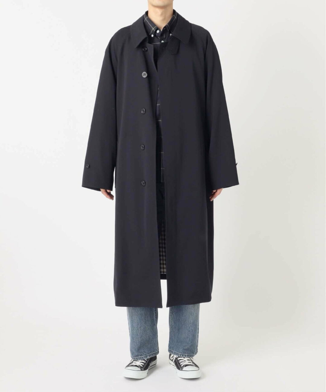 Aquascutum for JOURNAL STANDARD EX WOOL GABARDINE BALMACHAN COAT (アクアスキュータム ジャーナルスタンダード)