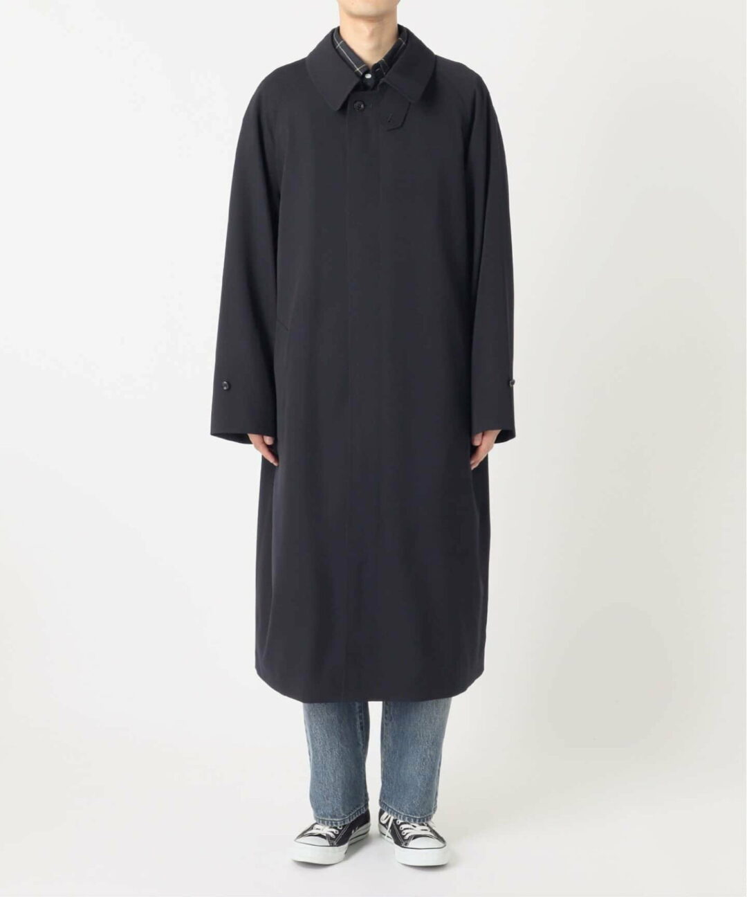 Aquascutum for JOURNAL STANDARD EX WOOL GABARDINE BALMACHAN COAT (アクアスキュータム ジャーナルスタンダード)