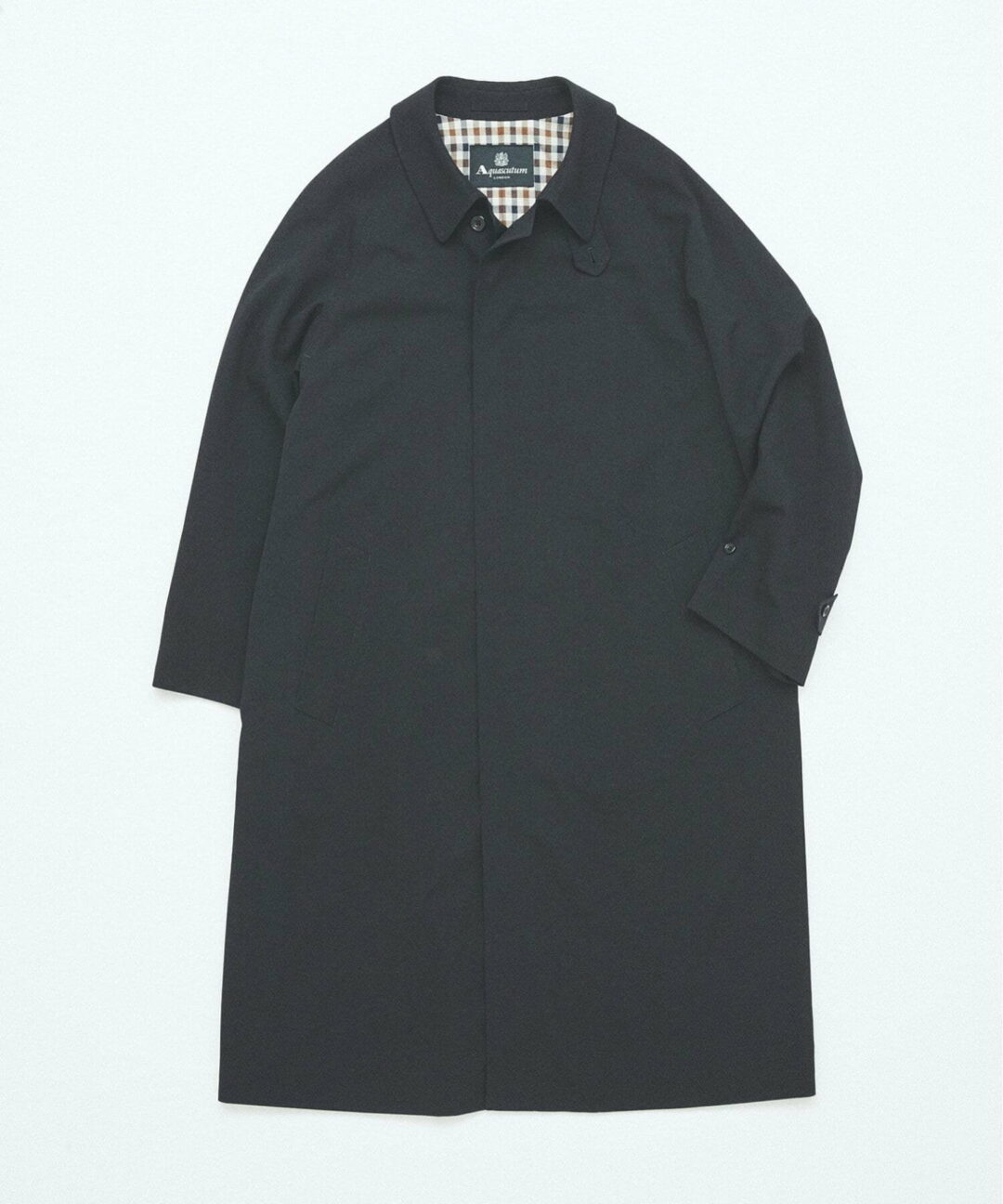 Aquascutum for JOURNAL STANDARD EX WOOL GABARDINE BALMACHAN COAT (アクアスキュータム ジャーナルスタンダード)