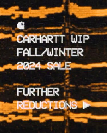 【セール情報】カーハートにて「F/W24 MORE SALE」が2025年 1/18 展開 (Carhartt)