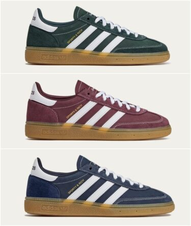 【2025年 春 発売予定】SPORTY & RICH × adidas Originals HANDBALL SPEZIAL "Dark Green/Sharp Red/Night Indigo" (スポーティーアンドリッチ アディダス オリジナルス ハンドボール スペツィアル)