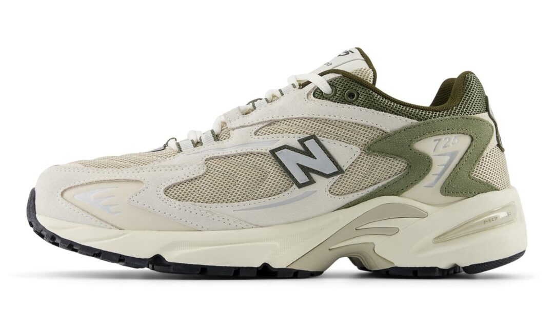 【2025年 1/24 発売】New Balance ML725 CJ “White/khaki” (ニューバランス) [ML725CJ]