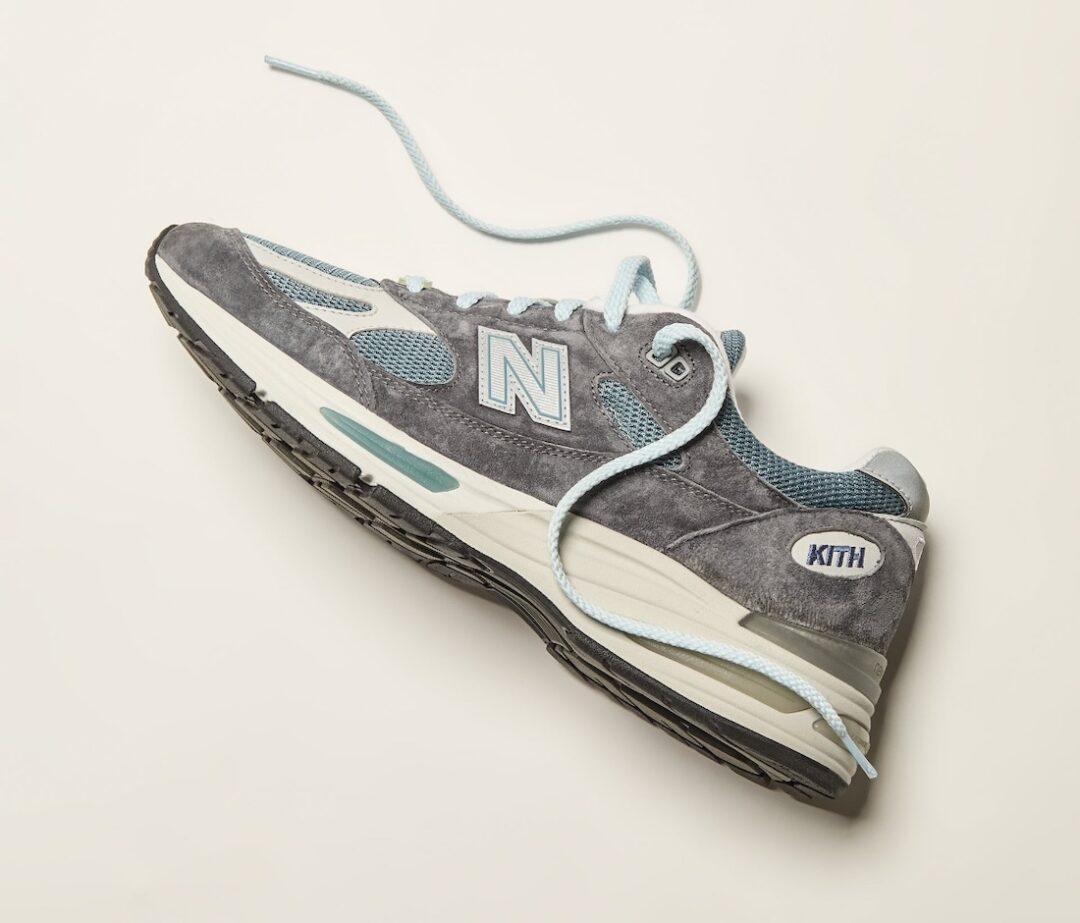 【2025年 3/21 発売予定】KITH x New Balance U991v2 Made in UK “Steel Blue” (キス ニューバランス)