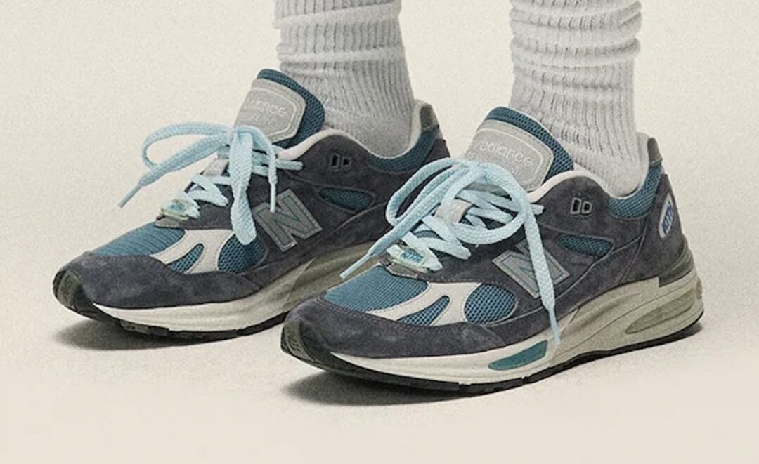 【2025年 3/21 発売予定】KITH x New Balance U991v2 Made in UK “Steel Blue” (キス ニューバランス)